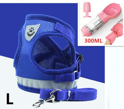 Pet Leash Breathable Mesh Chest Back