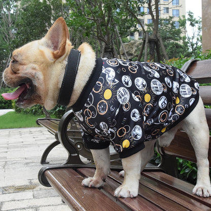 Printed Spring And Autumn Pet Clothes