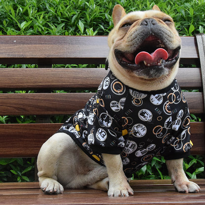 Printed Spring And Autumn Pet Clothes