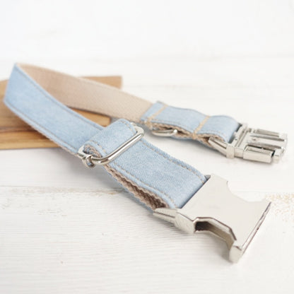 Blue ring denim leash