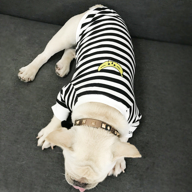 Adult pet striped parent-child outfit