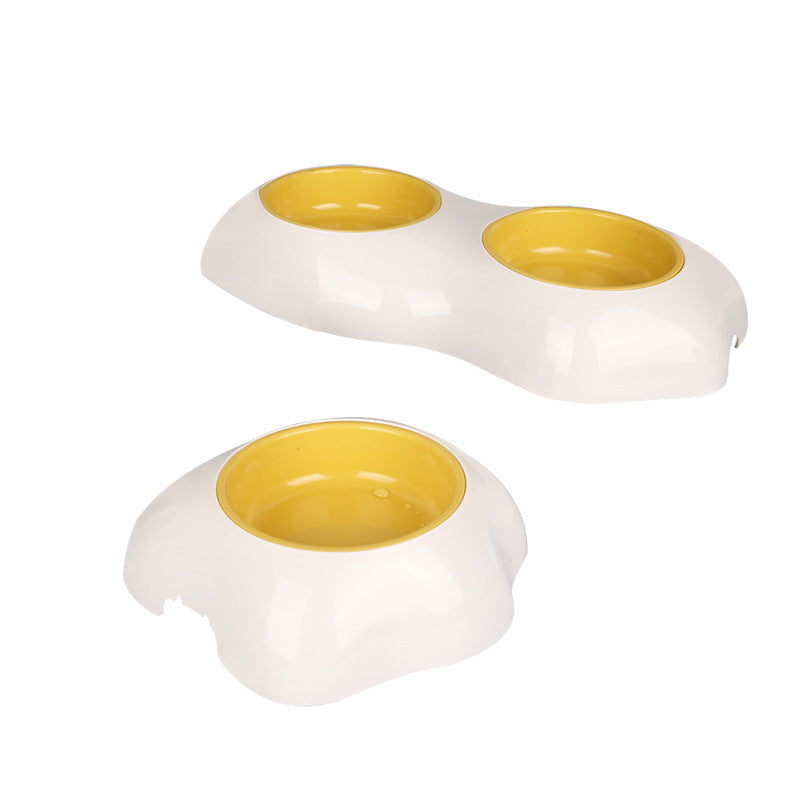 Egg-shaped Pet Bowl Drinking Water