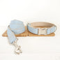 Blue ring denim leash