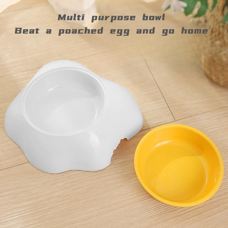 Egg-shaped Pet Bowl Drinking Water